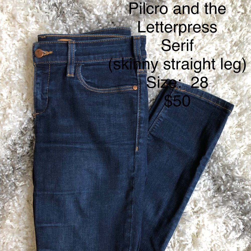 Pilcro and the Letterpress SERIF Jeans